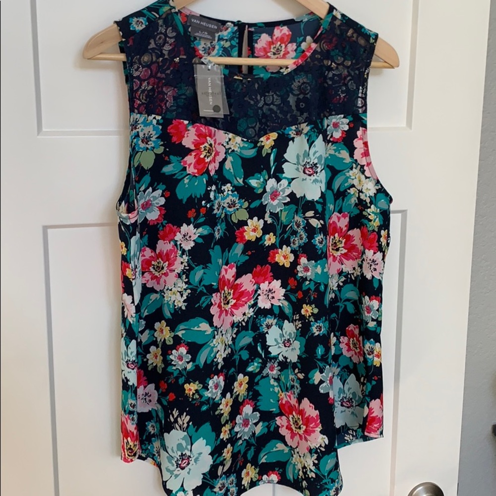 Multi Colored Floral Blouse